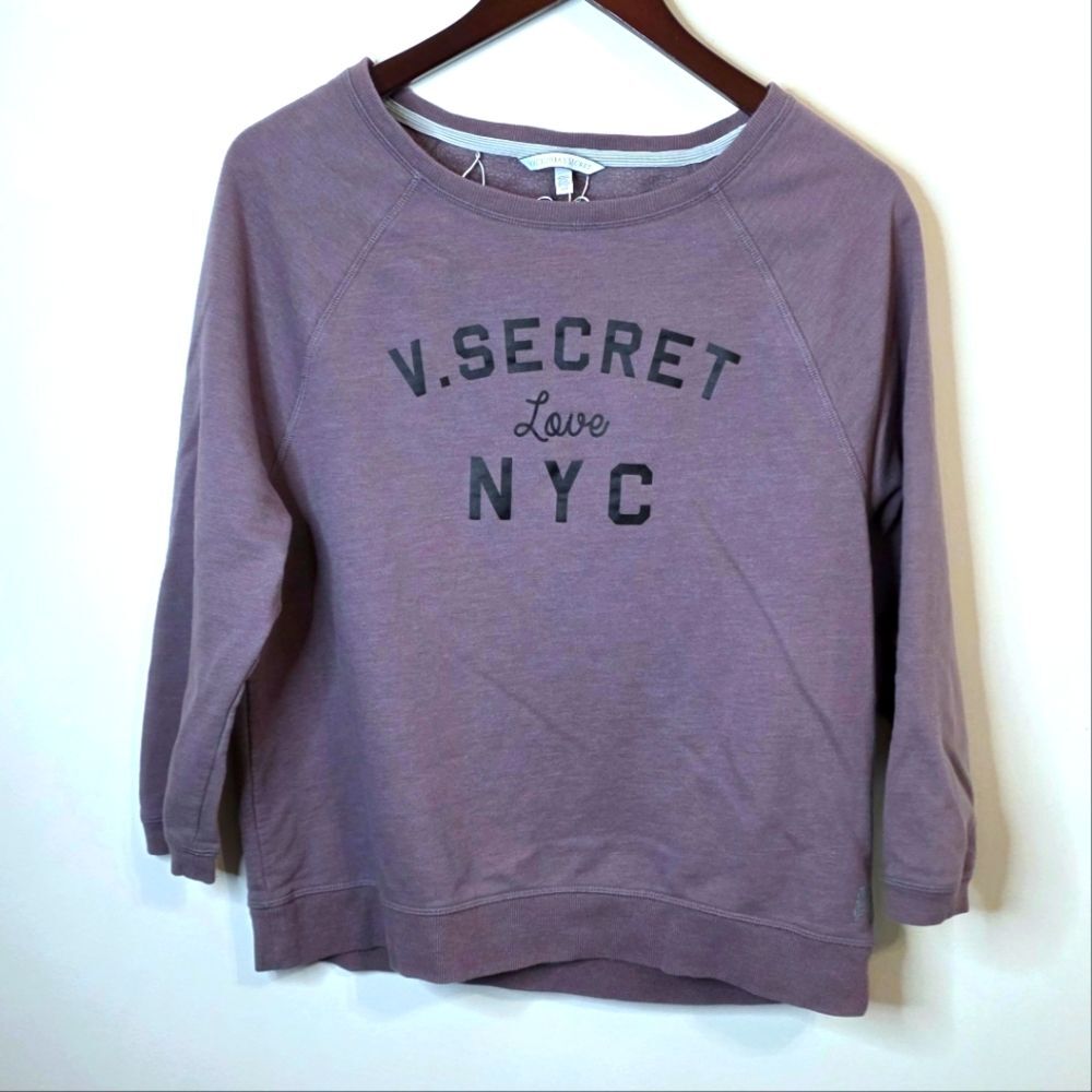 Victoria's Secret Love NYC Sleep Sweatshirt Size Small
